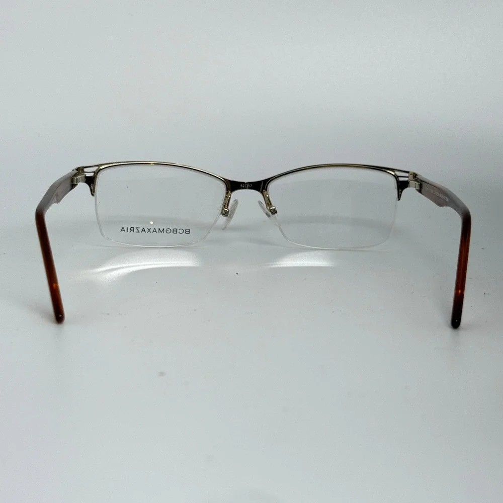 BCBGMAXAZRIA Women's Eyeglasses 52 17 130MM Milena Brown‎ Pattern 21330
